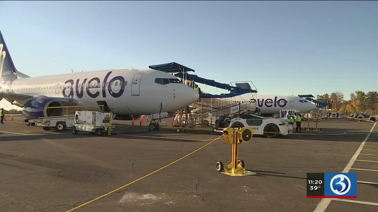 VIDEO Ch. 3 takes Avelo Airlines' nonstop flight from Tweed to Florida