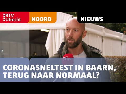 Coronasneltest in Baarn, terug naar normaal? [RTV Utrecht]