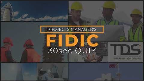 FIDIC Quiz Video no 8 Contractor issues notice for unforeseeable physicals conditions.