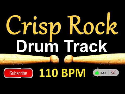crisp-rock-drum-track-110-bpm-guitar-backing-beat-drums-only-#337