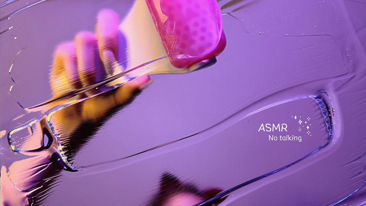 ASMR Skincare Sounds , Visual Triggers + Ambient Music ( Echo Effect, no talking) АСМР Уход за лицом