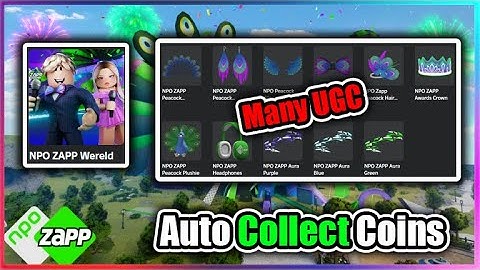 [Many UGC] NPO ZAPP Wereld Script - Auto Collect Coins