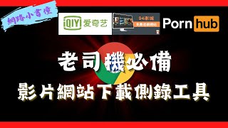 老司機必備 愛奇藝 bilibili 94i影城 pornhub 91porn 網站影片下載 側錄工具