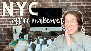 NYC OFFICE MAKEOVER | vlogmas day 14!!!!!
