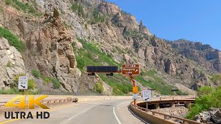 Colorado Rocky Mountain Scenic Drive Glenwood Springs to Denver I-70 Colorado 4K 60FPS