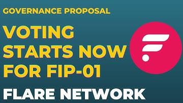 FLARE NETWORK - A Quick How To Vote for FIP01 Proposal.