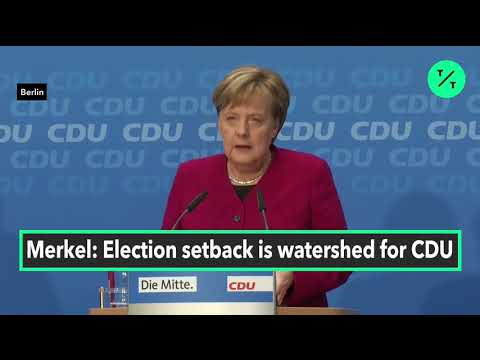 Angela Merkel To Step Down As Party Leader