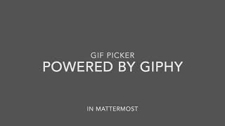 Mattermost with GIPHY SDK