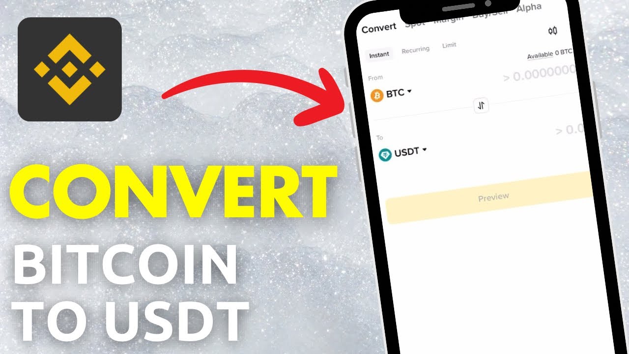 How To Convert Bitcoin BTC To USDT On Binance (Full Guide)
