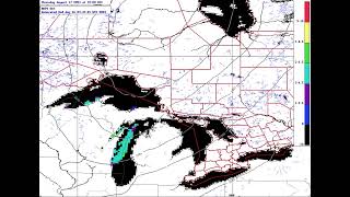 Great Lakes Waterspout Forecast (valid 5 am EDT August 16 to 8 pm EDT August 17)