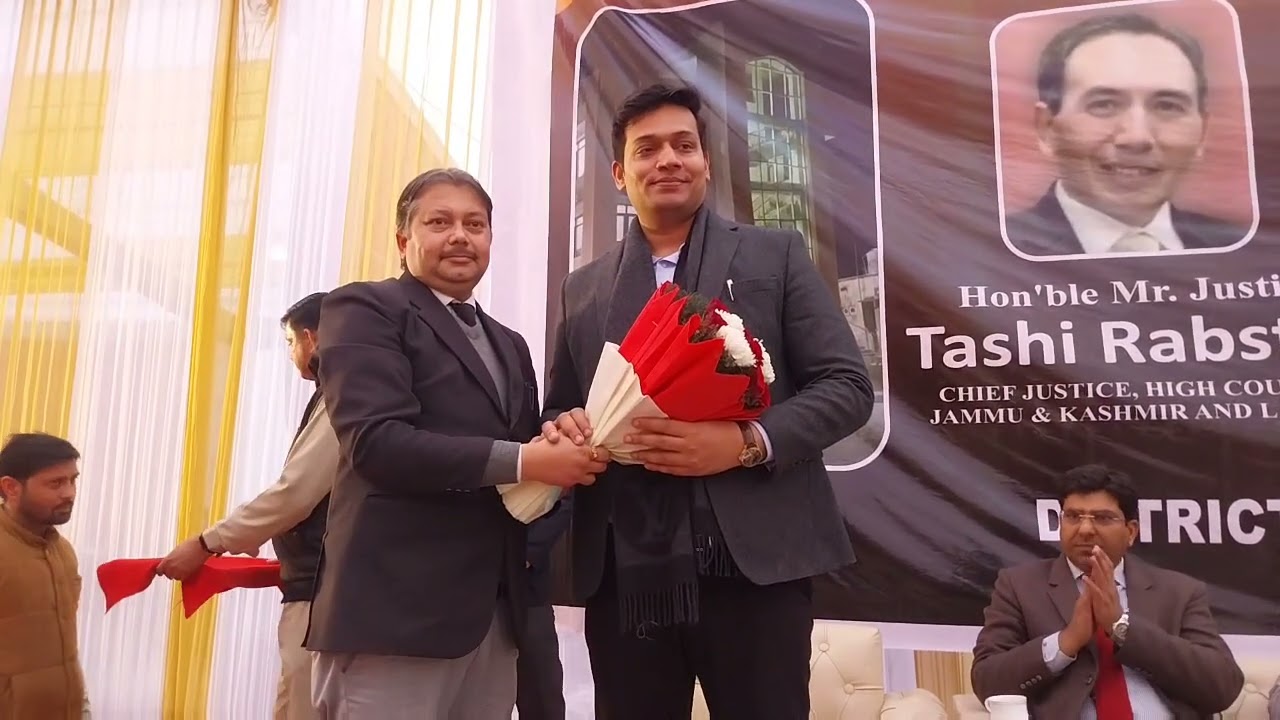 C J  Tashi Rabstan to inaugurates “Residential Quarters” in District Court Complex, Kathua