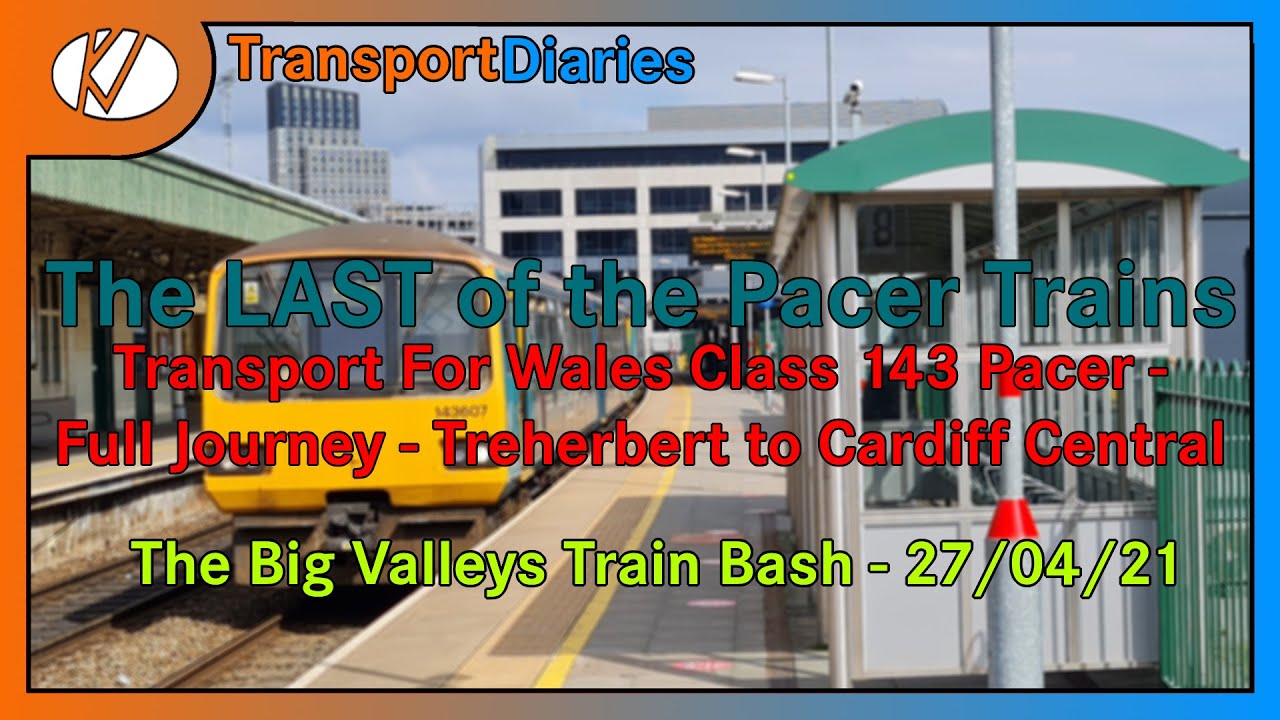 The LAST of the Pacer Trains! | Transport For Wales Class 143 - Treherbert to Cardiff Central