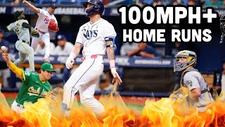 MLB | 100MPH+ Fastballs Being CRUSHED For Home Runs