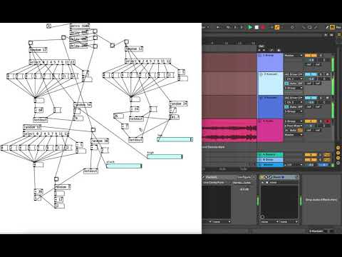 Pure Data MIDI and Ableton - Ambient Experiment