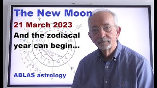 The New Moon on 21 March occurs on the day the Sun begins its zodiacal year in Aries. Very well, but