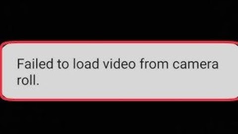 YouTube fix Failed to load Video from Camera roll problem solve |#Shorts| #YouTube