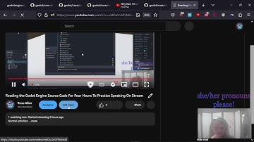 Reading the Godot Engine Source Code For 4 ( actually 1.75 )Hours To Practice Speaking On Stream