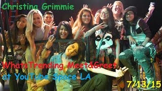 Christina Grimmie WhatsTrending Meet & Greet 7/13/15