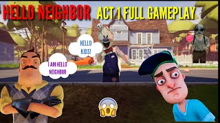 Hello neighbor gameplay in tamil! Act 1 full gameplay!vtg! screenshot 5
