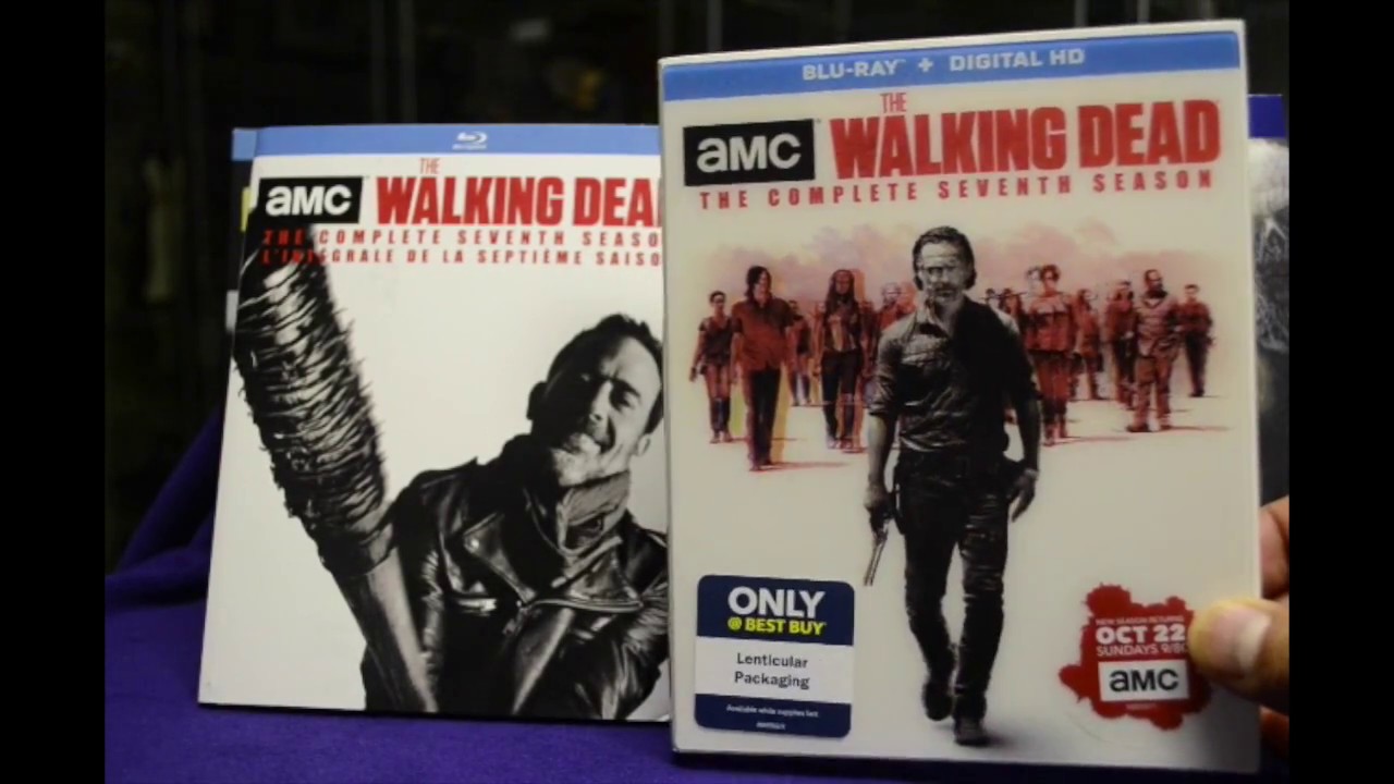 The Walking Dead Season 7 Best Buy Exclusive Blu Ray Unboxing Youtube