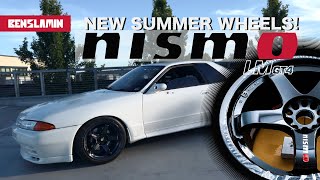 New Wheels For The Summer! NISMO LMGT4 Omori Spec Gloss Black And Bronze Edition (18X10.5 +15)