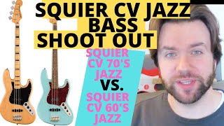 Squier Classic Vibe 70's Jazz Bass vs  Squier Classic Vibe 60's Jazz Bass - Jazz Bass Shootout