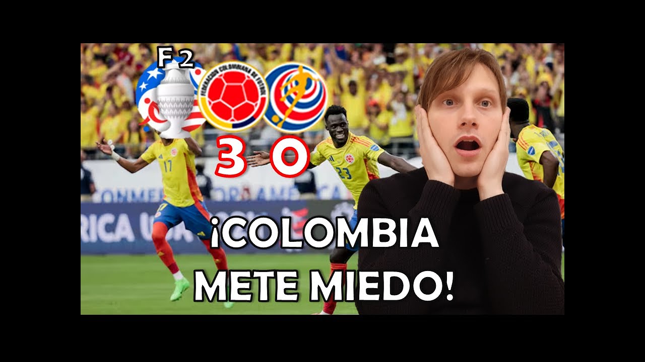 Colombia 3 - Costa Rica 0 - Fecha 2 - Copa América 2024 - YouTube