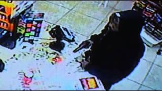 Armed gas station robbery caught on tape - 2012-05-15