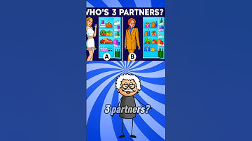 Who has 3 partners? #quiz #riddles #shorts #ytshorts #growmyaccount