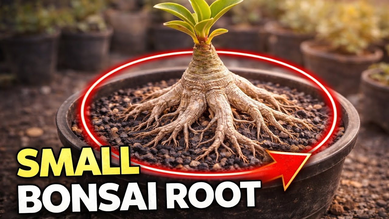 “Adenium Root Training Masterclass 🌱 | मोटा Caudex और Beautiful Roots कैसे बनाएं?”