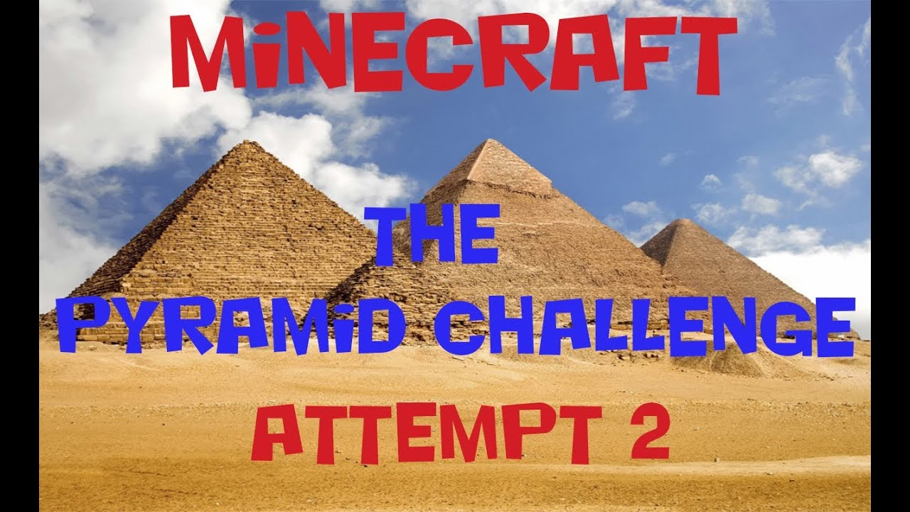 Minecraft 360 | The Pyramid Challenge Attempt #2 - YouTube