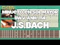 Cómo tocar "Minueto en Sol Mayor (Minuet in g) BWV Anh. 114" de J.S. Bach
