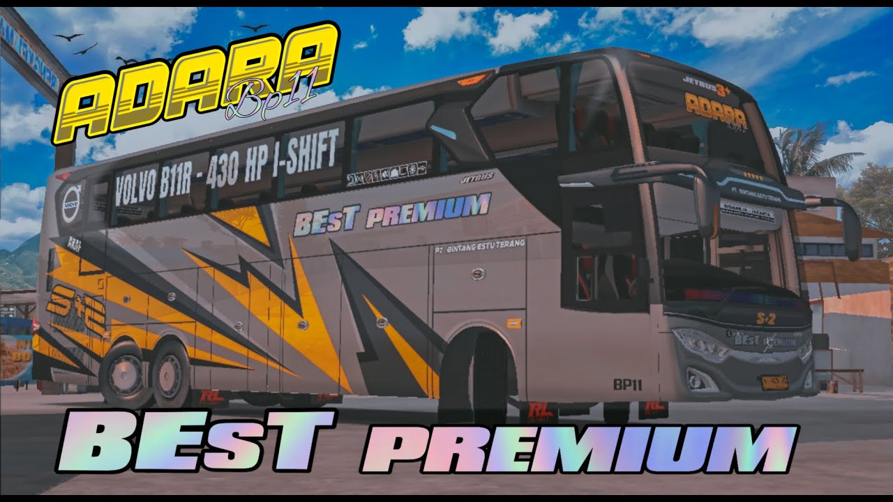MOD BUSSID || LIVERY BEST PREMIUM MOD JB3+ UHD MN ART X KP PROJECTS