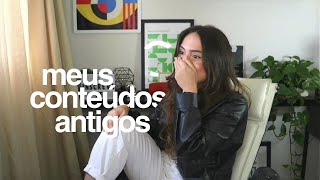 reagindo aos meus conteúdos antigos | vida de creator