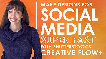 How to Use Shutterstock CreativeFlow + Templates to Easily Create Social Media Designs