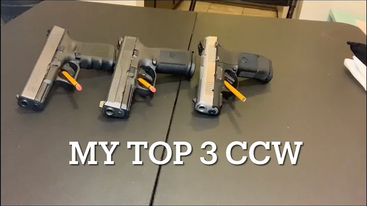 GLOCK 19 vs FNS 40 vs RUGER SR9C (MY TOP 3 CCW choices as of 2020) No commentary