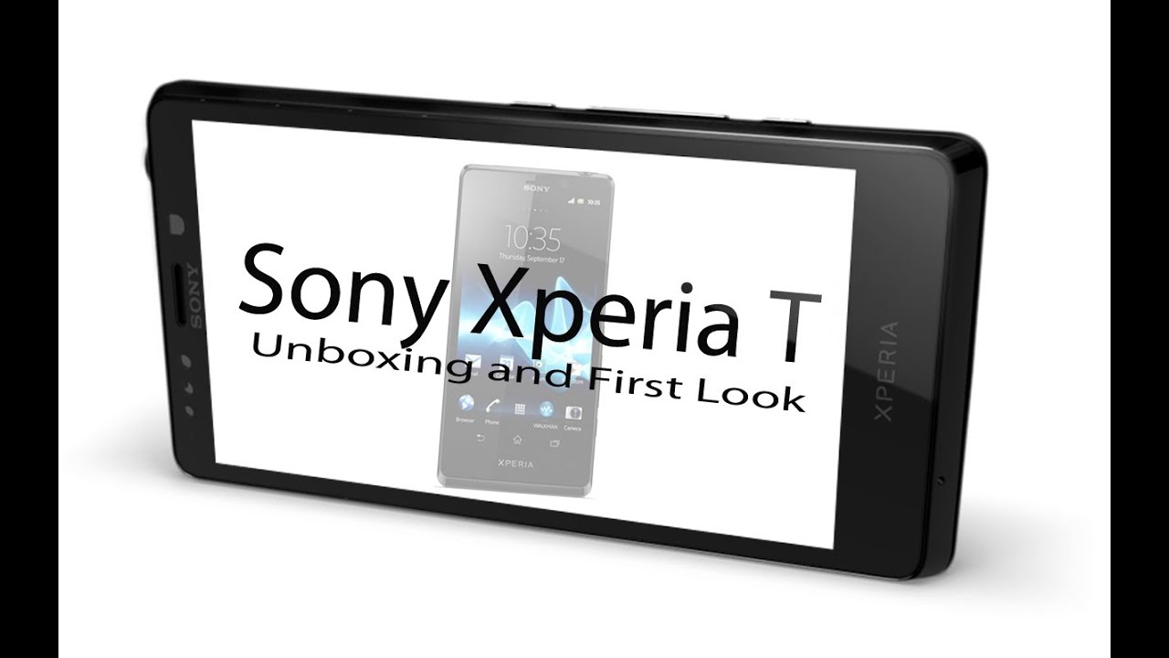 Sony Xperia T Unboxing and First Look