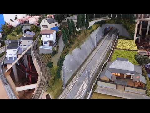 Nゲージレイアウト工事中(112)　～門前町登場！～