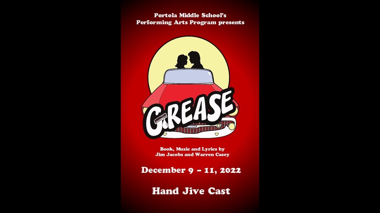 Portola Charter Middle School "Grease" Hand Jive Cast YouTube