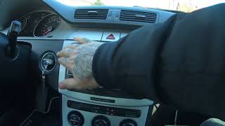 RADIO VW PASSAT B6 vymena - remove