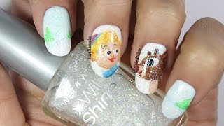 Christmas Nail Art Tutorial- Rudolph The Red Nosed Reindeer