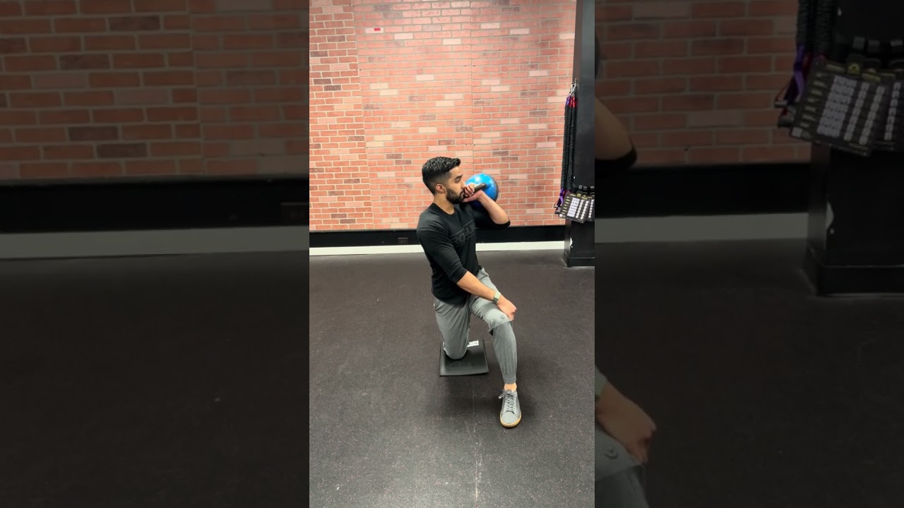 Half Kneeling KB Thoracic Rotation