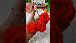 cabiering rose 🌹#artmusic #diy #youtubeshorts #craft #art #cabieringrose #woolcraftideas #wool