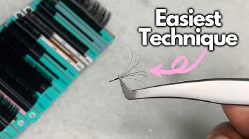 How To Make The Easiest Handmade Volume Fan (Pinch Method) | Beginner Friendly