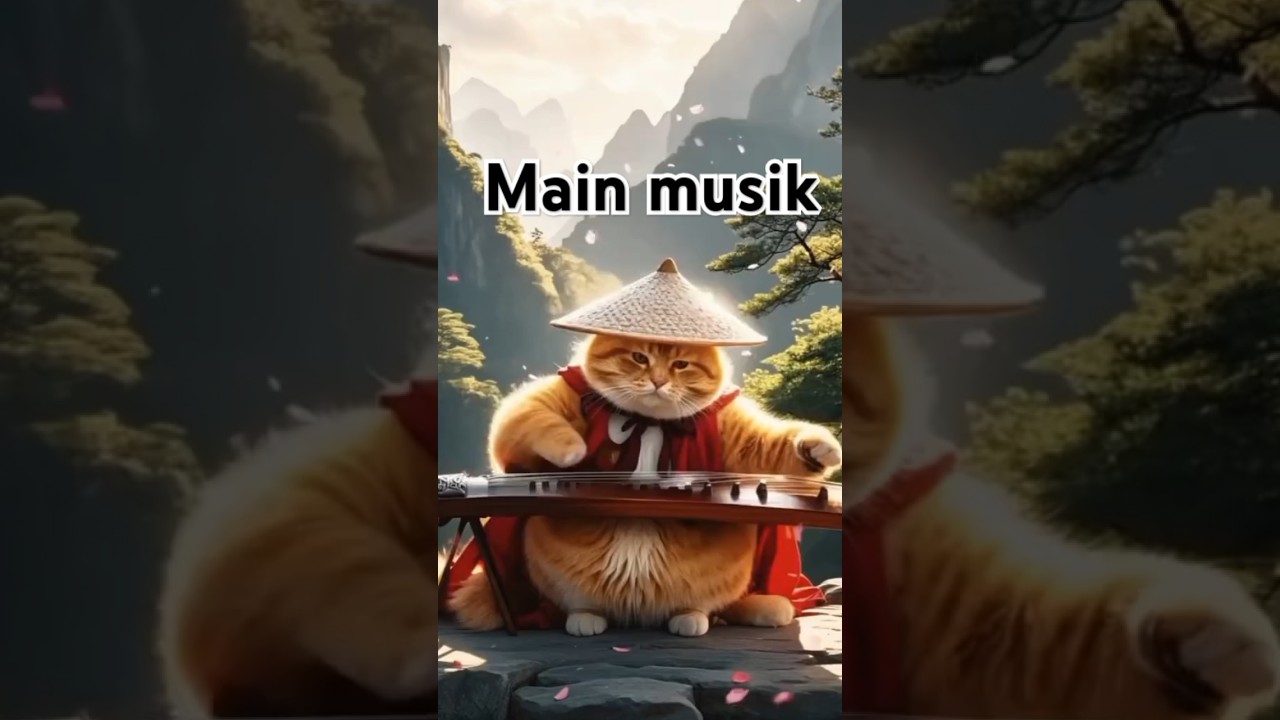Kucing main musik 