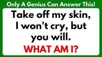 ONLY A GENIUS CAN ANSWER THESE 15 TRICKY RIDDLES Riddles Quiz   Part 26