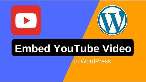 Embed/Insert YouTube Video in WordPress Without Plugin