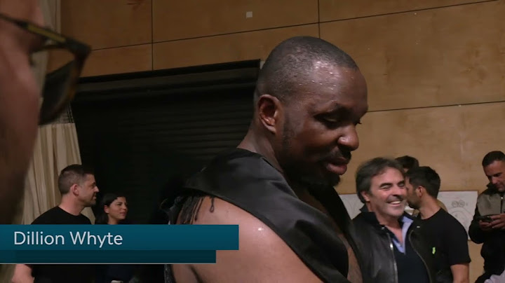 English Heavyweight Dillian Whyte wins fight against spirited Ebenezer Tetteh