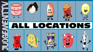 Find the bfb Characters - ALL LOCATIONS (except event/VIP) on Roblox