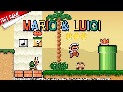 Mario and Luigi gameplay (PC Game, 1994) 